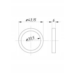 Exhaust valve seat oversize 1 25 c 330 20