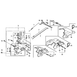 Honda gx340 gx390 spring regulator 16562 ze3 000