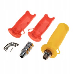 A set of holders for a spiral air hose