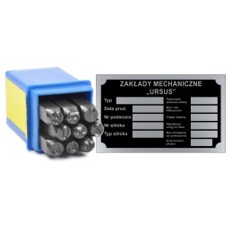 Ursus nameplate numerators 5mm