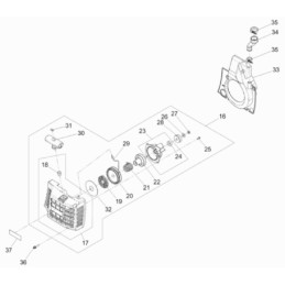 Wacker bts635 starter spring 0213774
