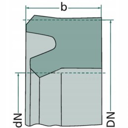 Cylinder seal 45x60x10