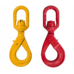Safe swivel hook with bearings, 8t, CE approved