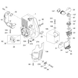 Wacker rammers bs carburetor gasket 5100032176