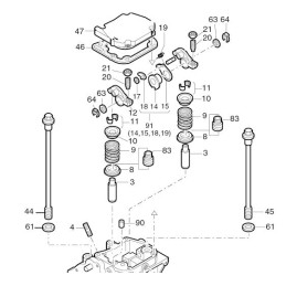 Hatz 1d41 1d50 head oil nozzle 04104900