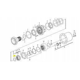O ring Volvo excavator