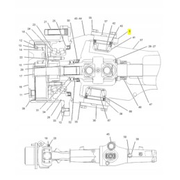 Stub pin washer cat 428 432 oem