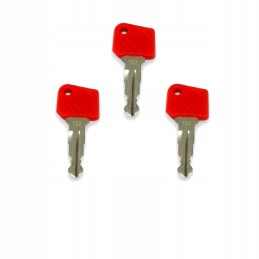 3x key key for the ignition switch of the Jungheinrich Linde K702 truck