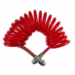 Spiral connection cable, red, polyamide
