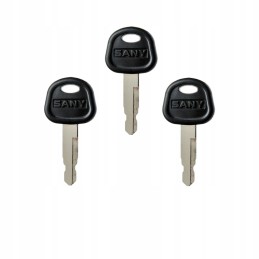 3x Key Excavator Machine Door Ignition Key Sany 60022654