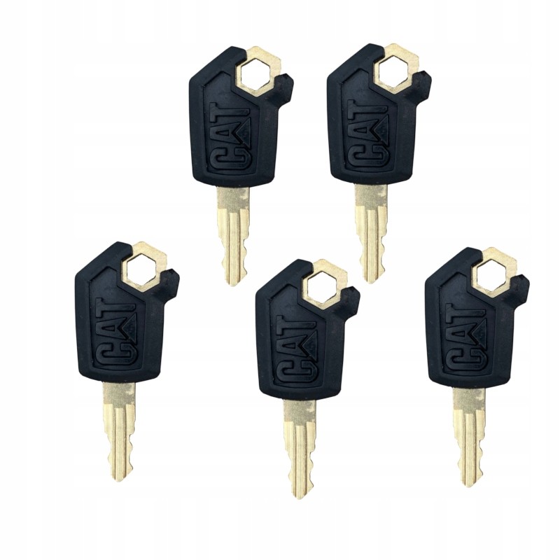 5x key ignition door ignition key cat caterpillar 5p8500 9g2777