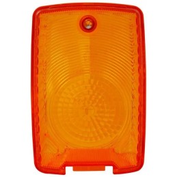 Lamp shade, orange, left, Hella