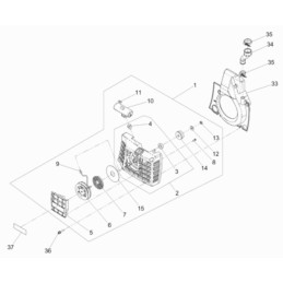 Wacker bts635 starter spring 0222720