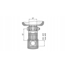 360 LED work lamp holder