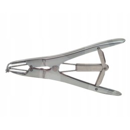 Elastrator pliers for installing castration rubber bands