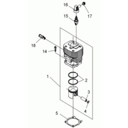 Wacker bts13 piston rings 0066084