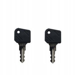 2x ignition key for the door ignition switch of the Linde 801 forklift