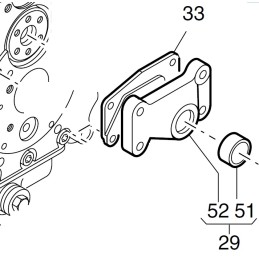 Hatz series 1d crank guide 01463600