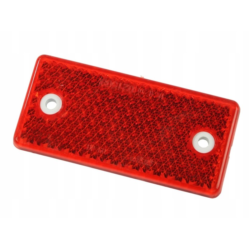 Rectangular reflector screwed on uocpp