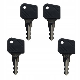4x ignition key for the door ignition switch of the Linde 801 forklift