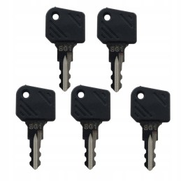 5x ignition key for the door ignition switch of the Linde 801 forklift