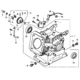 Honda gx120 gxr120 shaft oil seal 91202 ze6 013