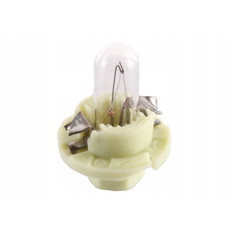 Bulb 12v 2w bx8 4d with green socket