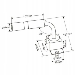 Flash mounting pin cock type o