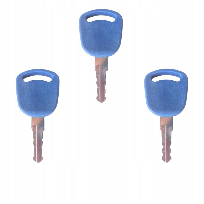 3x key ignition key case nh new holland 14601 82030144