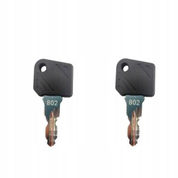 2x key key for the ignition switch of the Linde Stacker 802 truck