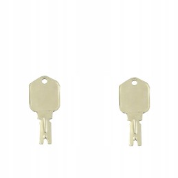 2x key ignition door ignition key yale hyster 252264