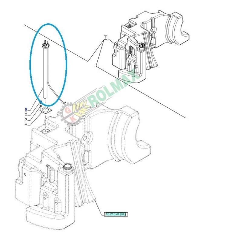 Fuel gauge new holland t7 47440849