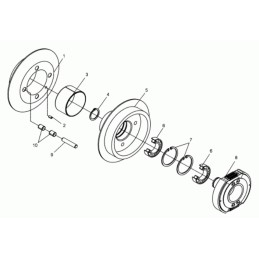 Wacker dpu bpu clutch expansion pulley 0013591