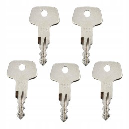 5x key for the fuel filler cap of Bomag Liebherr 706