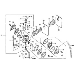 Honda gx100 membrane carburetor walbro 16100 z0d v77
