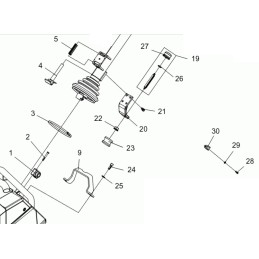 Wacker dpu throttle cable clamp 0096691