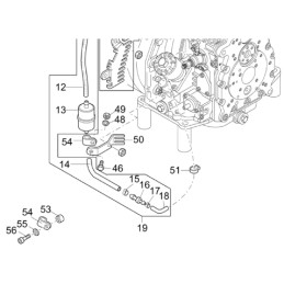 Wacker dpu fuel hose clamp 0107451