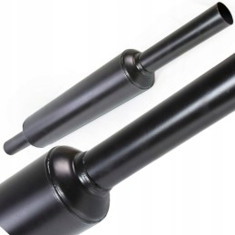 Ursus c 360 c 4011 long round muffler, painted