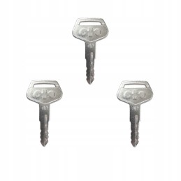 3x key ignition door ignition key komatsu 787 tr 261434 0001