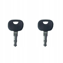 2x key, key for the ignition switch of the ignition door of the Atlas Takeuchi 201 machine