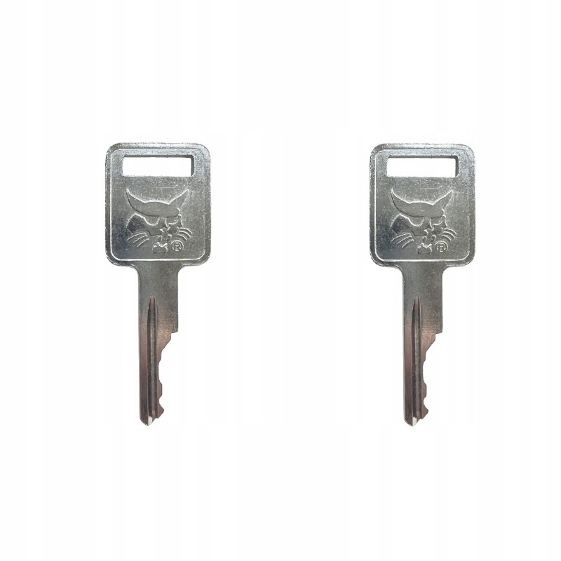 2x key ignition key door ignition machine bobcat case 6709527