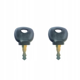 2x key ignition key for door ignition bomag nh new holland terex 14707