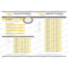 Hardened gear wheel, disc 08b 1 r1 1 2 of 21 warynski w t08b1 21