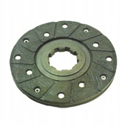 Foot brake disc without bison flange