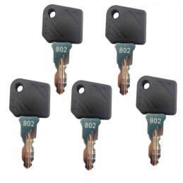 5x key key for the ignition switch, ignition door, Linde Stacker 802