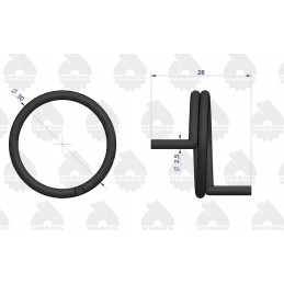 Ursus C 330 handbrake pawl spring