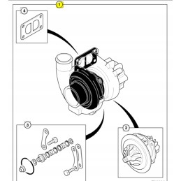 JCB backhoe loader turbocharger