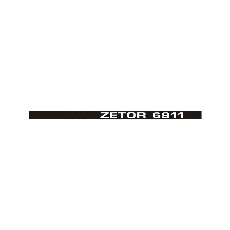 Zetor 6911 right mask sticker