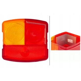 Rear lamp shade, red, orange, without reflectors