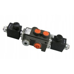 Single-section controlled hydraulic distributor